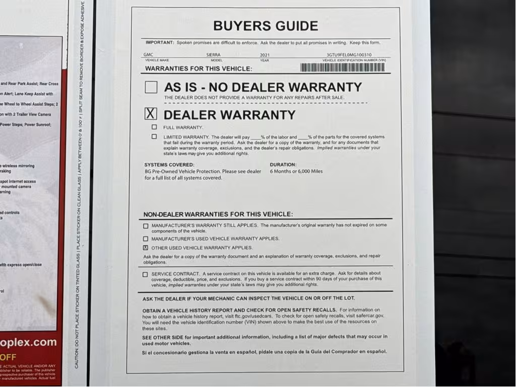 2021 GMC Sierra - 3GTU9FEL0MG100310 - Image #26